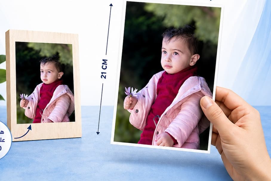 50 صورة 15×21 مع صورة على الخشب هدية
